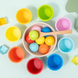 Color Matching Cups & Balls Set